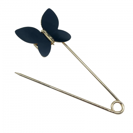Brosa - Ac de siguranta KARINA, Argintiu, 7cm [3]