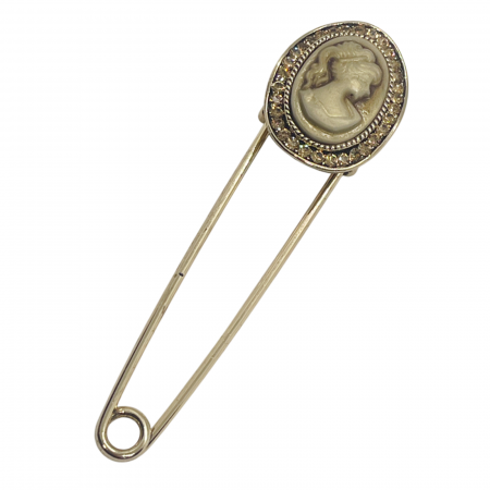 Brosa Camee LYNN, Auriu, 7.5cm [1]