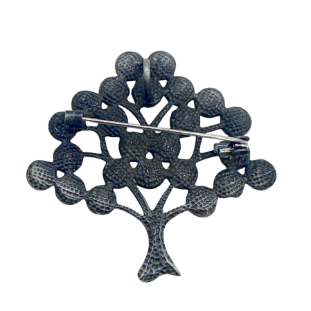 Brosa Pandantiv Copacul Vietii cu margele ametist mov [1]