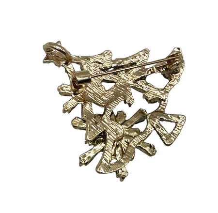 Brosa Craciun Bradut BRIGHT, 4.5cm [1]