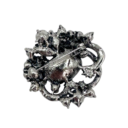 Brosa argintie vintage - eleganta cu cristale LAURIE [1]