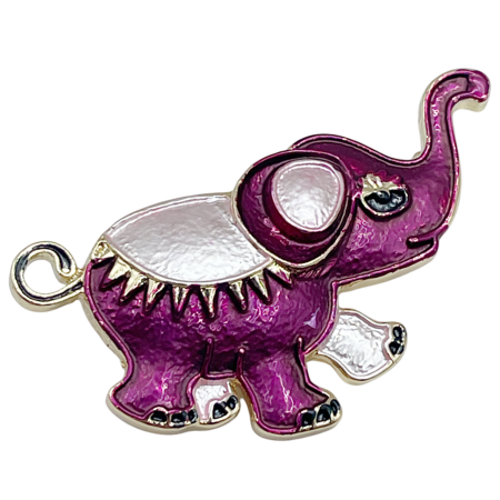 Brose & Pandantive - Brosa Elefant PERCY, Mov