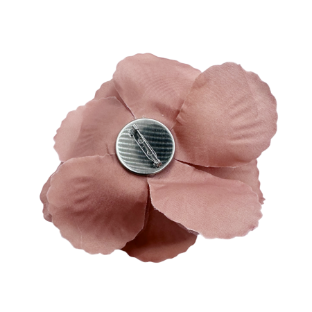 Brosa Eleganta Floare REINA, Roz-somon, 13 cm [1]