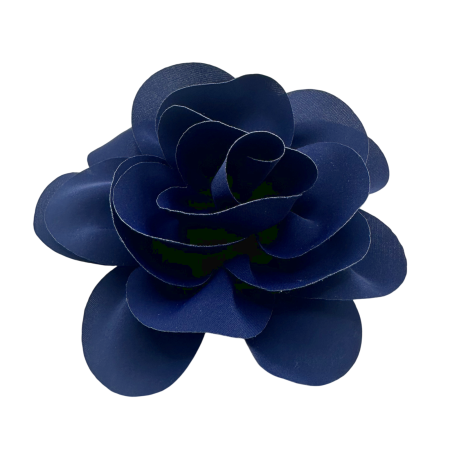 Brosa Floare BEAUTY bleumarin - Cu clips pentru par [1]