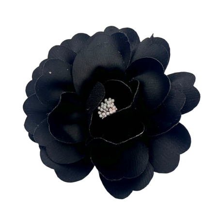 Brose - Brosa Floare Neagra GRACE - Cu clips pentru par