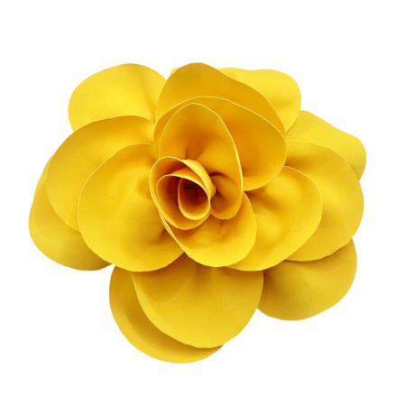 Brose - Brosa Floare galbena BEAUTY - Cu clips de par