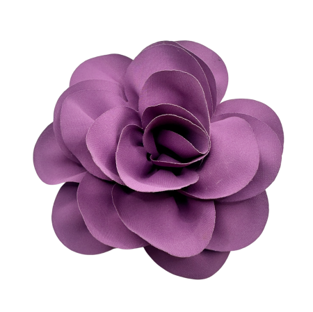 MODA & ACCESORII - Brosa Floare BEAUTY mov - Cu clips pentru par