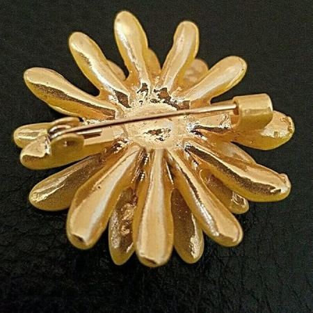 Brosa Floare DAISY, Alb, 3cm [1]