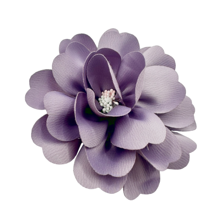 Brose - Brosa Floare mov-prafuit Grace - Cu clips de par