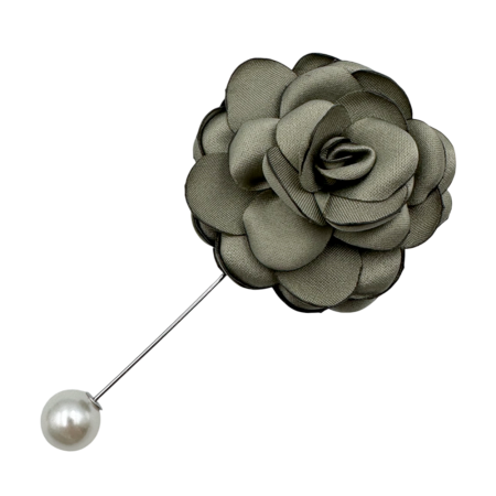 Brose - Brosa Floare LUCILLE verde - Ac de rever sau palarie