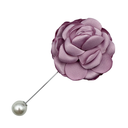 Brose & Pandantive - Brosa Floare LUCILLE Mov prafuit - Ac de rever sau palarie