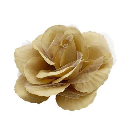 Brosa Floare REINA, Bej, 13cm [1]