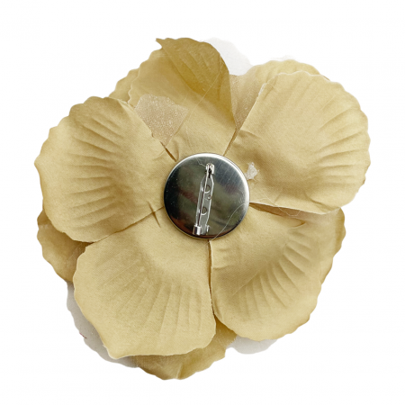 Brosa Floare REINA, Bej, 13cm [2]