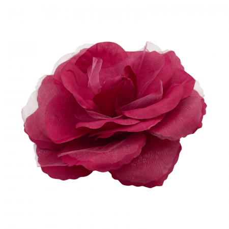 Accesorii De Par & Voalete & Diverse - Brosa Floare REINA, Rosu purpuriu, 13cm