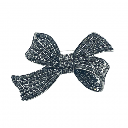 De Sezon - Brosa Fundita cu marcasite RHONDA, 5.5cm