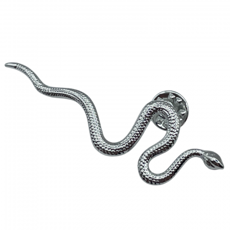 De Sezon - Brosa Sarpe DUFFY, Argintiu, 7cm