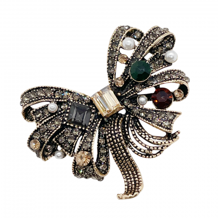 Brose & Pandantive - Brosa VINTAGE MADO, Auriu, 5cm