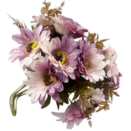 Flori Artificiale - Buchet Flori artificiale DAHLIA - lux vintage - lila roz