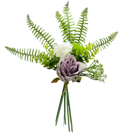 Flori Artificiale - Buchet flori artificiale ROSEMARY, Mov, 35cm