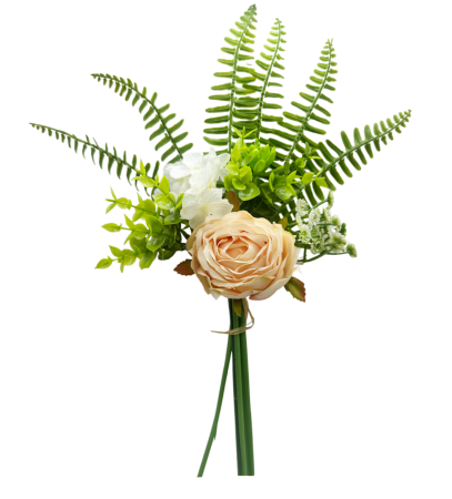 Flori Artificiale - Buchet flori artificiale ROSEMARY, Roz banan, 35cm