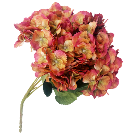 Buchet hortensii artificiale CORAL GARDEN 45 cm [1]