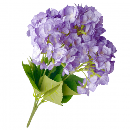Flori Artificiale - Hortensie artificiala FERGIE, Mov deschis, 35cm