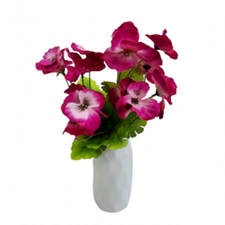 Panselute artificiale FERYA, Magenta, 30cm [2]