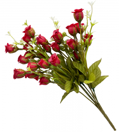 Trandafiri artificiali GAIL, Rosu, 30cm [2]