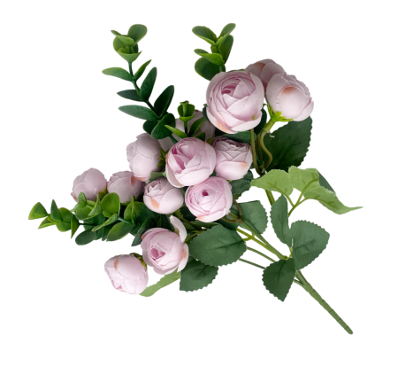 Bujori artificiali CAMILLE, Roz, 25cm [1]