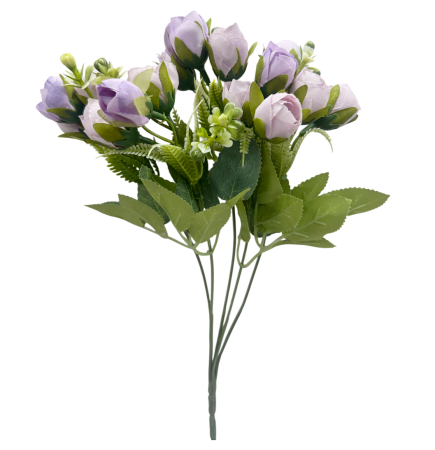 Flori Artificiale - Bujori artificiali LUCILLE, Mov, 25cm