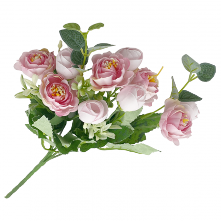 Flori Artificiale - Bujori artificiali EVE, Roz deschis, 30cm