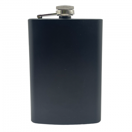 Pahare si Accesorii Bar - Plosca inox ARCHIE, 250ml, Negru