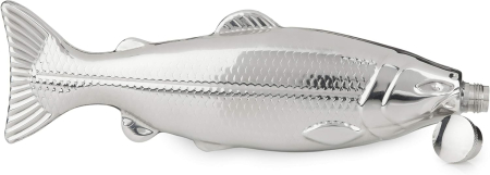 Butelca inox SILVER TROUT - forme de peste - 120 ml [2]