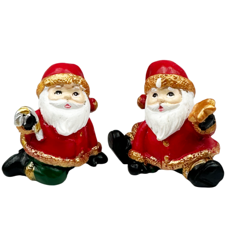 FIGURINE & PLUSURI - Set 2 Moș Crăciun Decorativi JOY – Mini Figurină Festivă | Prăvălia cu Surprize