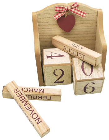 Calendar perpetuu de birou ANTIQUE, Natur, 14x15cm [2]