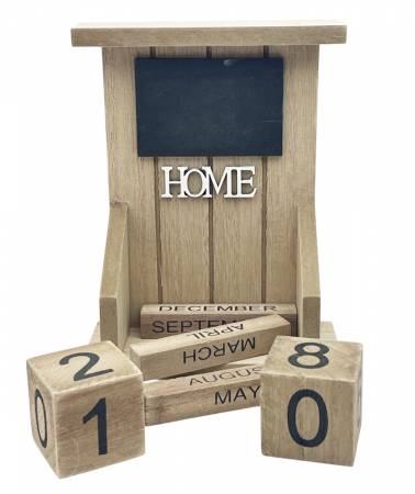 Calendar perpetuu de birou HOME, 12x16cm [1]