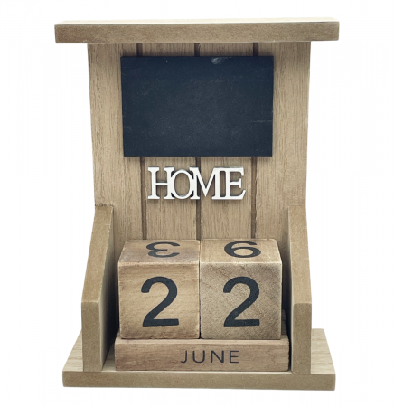 Obiecte Decorative - Calendar perpetuu de birou HOME, 12x16cm