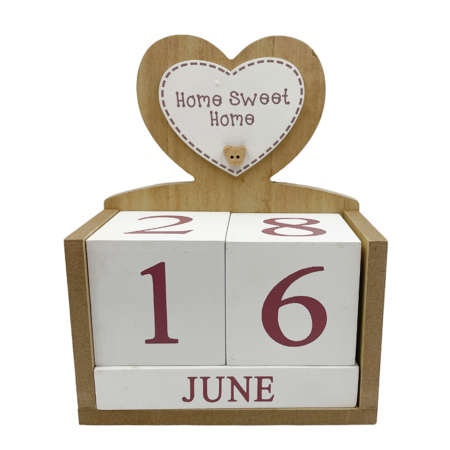 Agende & Articole De Birou - Calendar perpetuu de birou HOME, 14x18cm