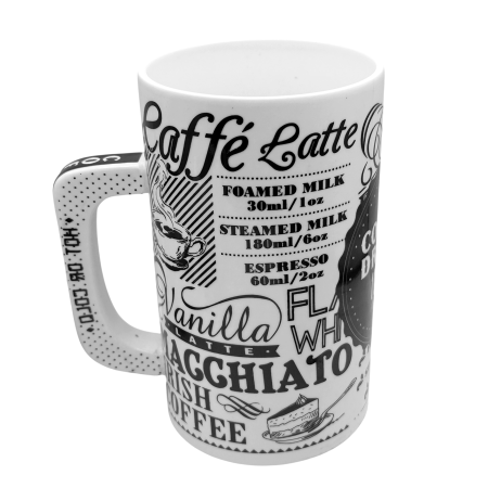 Carafa ceramica CAFFE LATTE - Cana mare pentru cafea 1 L [1]