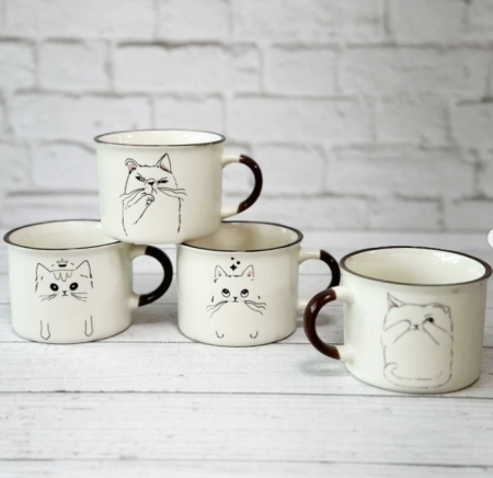 Cana alba - design Pisica NAMY [3]