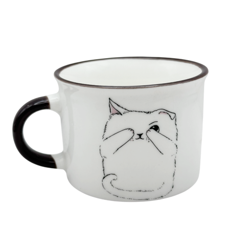 Cana alba - design Pisica NAMY [1]