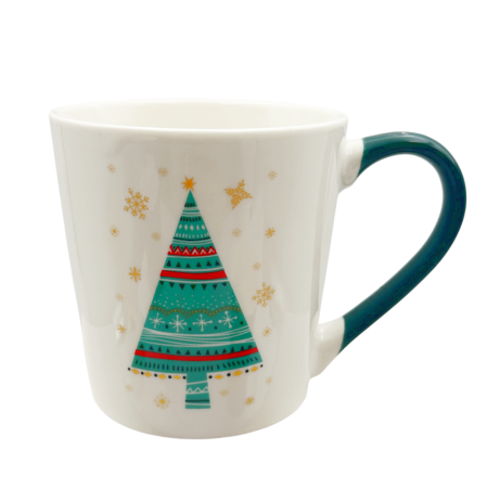 CANI & CESTI CRACIUN - Cana ceramica MAGIC TREE cu motive de iarna