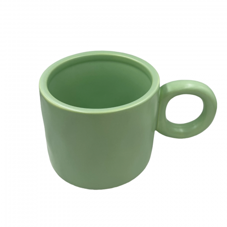 Cana ceramica MEL, Verde, 400ml [1]