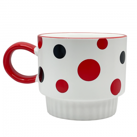 Cana cu Pisica MISTY DOTS, 300ml [1]