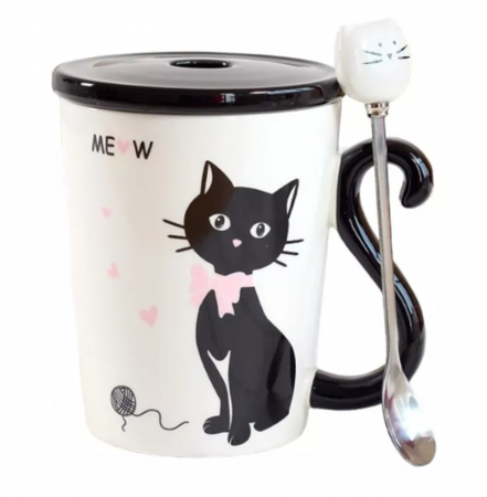 Cana cu capac, PISICA LUCY, 300ml [4]