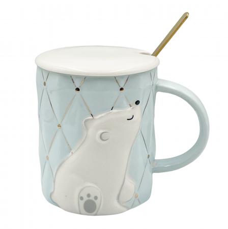 Cani Ceramica - Cana cu urs POLAR BEAR, 350ml