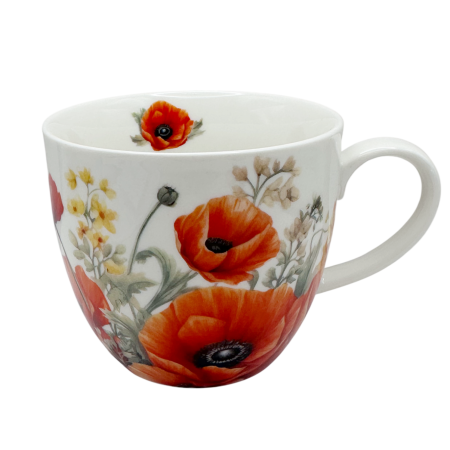 BUCATARIE & SERVIRE - Cana cu maci POPPY GARDEN - 400 ml