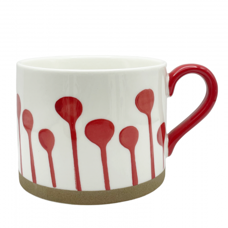 Cana de cafea AKSEL, Rosu, 450ml [2]