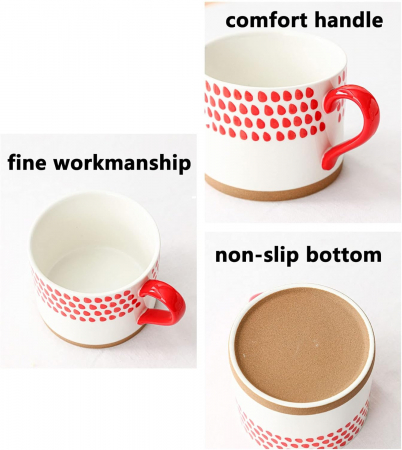 Cana de cafea AKSEL, Rosu, 450ml [4]