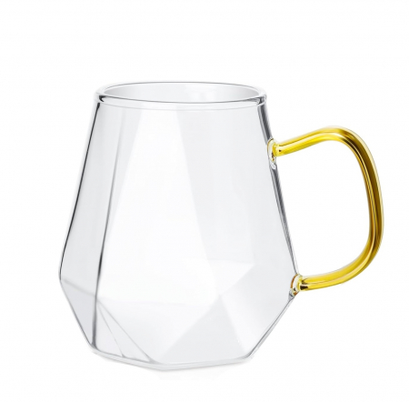Cana de sticla borosilicata DIAMOND, 350ml